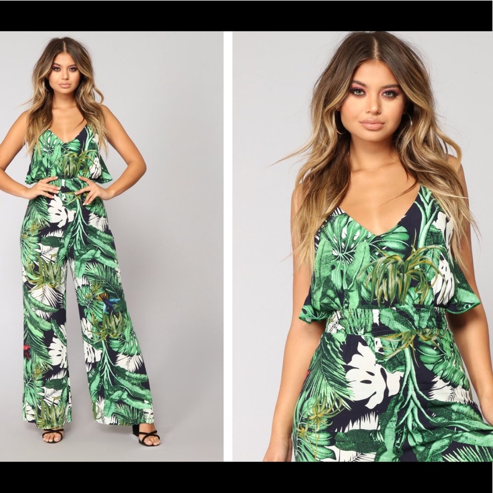 NWOT Floral Jumpsuit